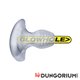 Glowhole- - Buttplug + LED insert - Small - Clear