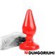 Dungorium PVC Classic Plug rot in 6 Größen 