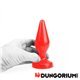 Dungorium PVC Classic Plug rot in 6 Größen 