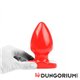 Dungorium PVC Spade Plug rot in 6 Größen 