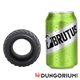 BRUTUS Tractor - Liquid Silicone Cock Ring - Black