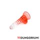 Cox Color - Clear Red - Suction Cup Dildo