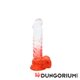 Cox Color - Clear Red - Suction Cup Dildo