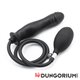 Inflated Anal Dildo Long Black 