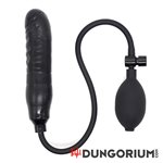 Gerippter aufblasbarer Analdildo 