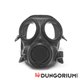 Gasmaske aus Gummi