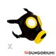 HEAVY XTRM YELLOW RUBBER MASK