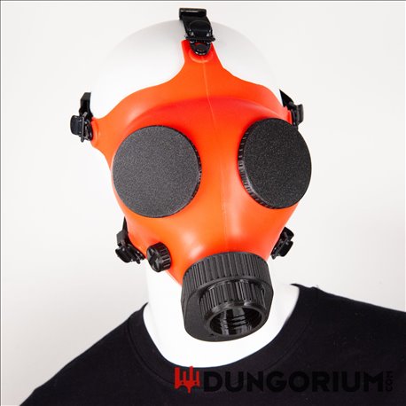 HEAVY BAD RED XTRM RUBBER MASK