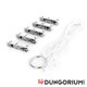5 Nippel Klammern mit Seil im Set 