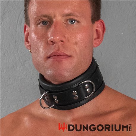 Halsband aus Leder abschließbar
