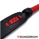 Peitsche mit Paddel in rot/schwarz