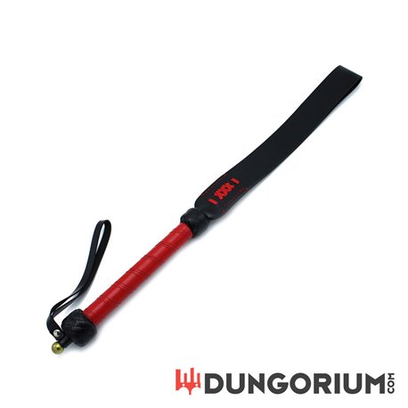 Peitsche mit Paddel in rot/schwarz-8721284280491