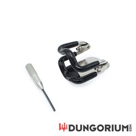 Verstellbarer Mundspreizer mit Zungenhalter