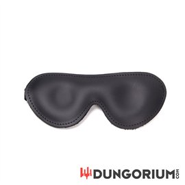 Gepolsterte Augenbinde aus Leder 