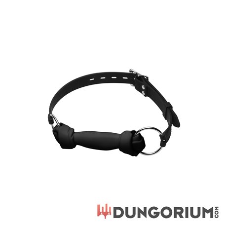 Mister B Dog Bone Gag Black-844915015519