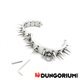 Stachelhalsband mit 2 Reihen Stacheln