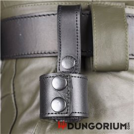 Halterung für Schlagstöcke aus Leder - zur Befestigung am Gürtel 