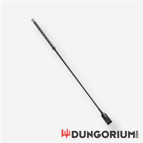 Reitgerte 69 cm lang schwarz/grau