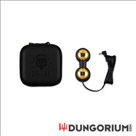 Dungeon Lab Bi-Polar Doppelkugel-Elektrode Gold