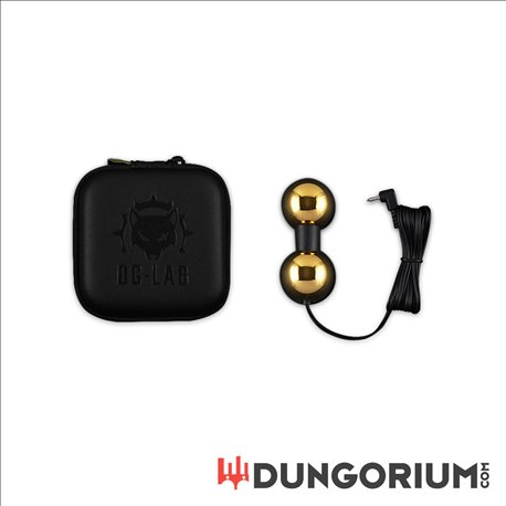 Dungeon Lab Bi-Polar Doppelkugel-Elektrode Gold-6975795280163