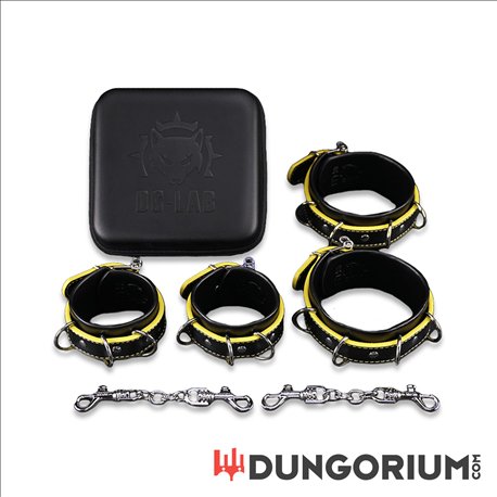 Dungeon Lab Hunter Fesselset schwarz-gelb-6975795280095