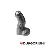 All Black Dildo - 17 cm