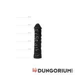 All Black Realistischer XXL Dildo 32 cm in Schwarz