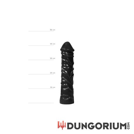 Realistischer XXL Dildo 33 cm in Schwarz-5420044200597