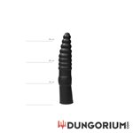 All Black Dildo 35 cm in Schwarz