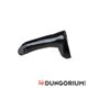 All Black Realistischer Dildo in Schwarz