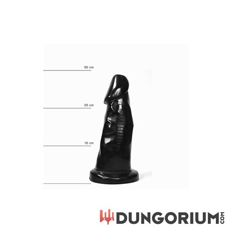 All Black Dildo 39 cm-5420044205516