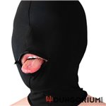 Maske mit offenem Mund - Reißverschluss