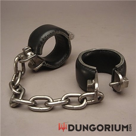 Handeisen mit Lederummantelung und Kette 2,1 kg