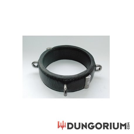 Halseisen mit Zylinderschloss und Lederummantelung 3,0 kg