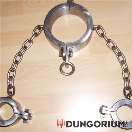 Hand- Halseisen Kombination mit Kette 11,5 kg-0765588018006