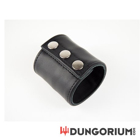 Lederarmband mit Geldfach und drei Druckknöpfen