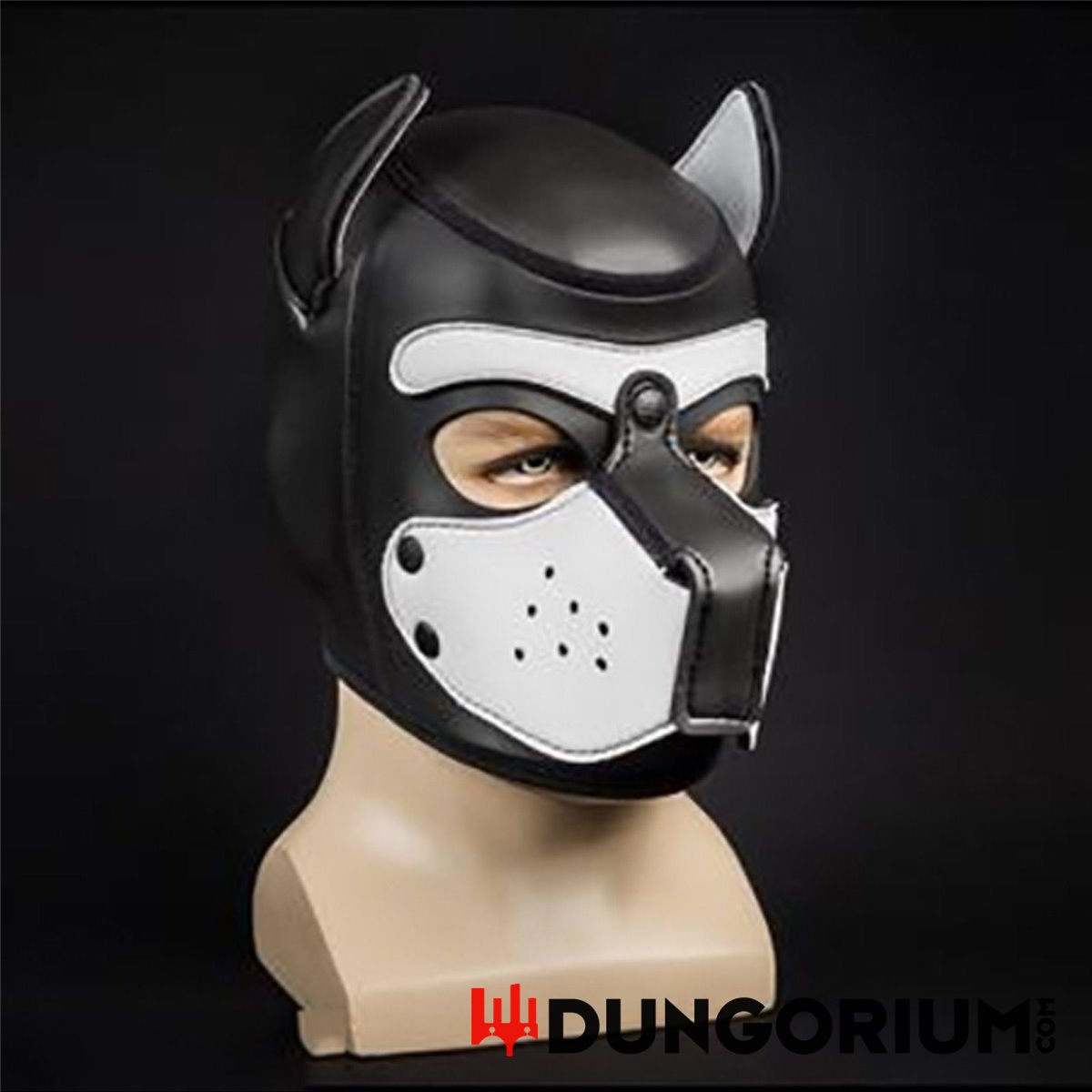Puppy-gezichtsmuilkorf Neopreen - Verstelbaar Hondenmasker Speelmuts Blauw