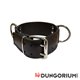 Mister B Leather Slave Collar D-Rings Broad