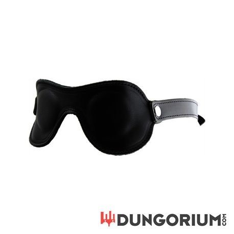 Mister B Premium Leather Blindfold-4250975571753