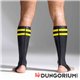 Neopren Socken Schwarz mit bunten Streifen 