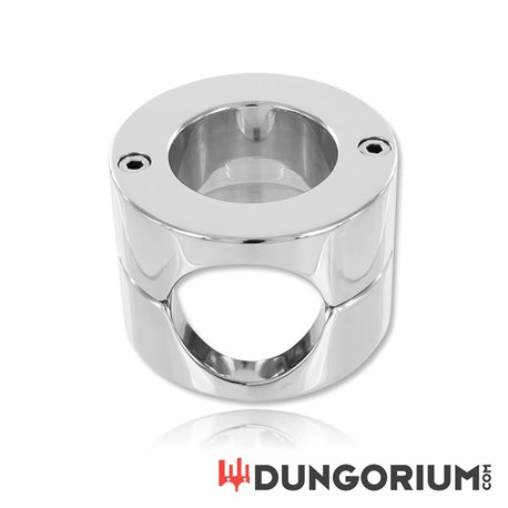 Edelstahl Doppel Cockring Ballstretcher von Dark Line 