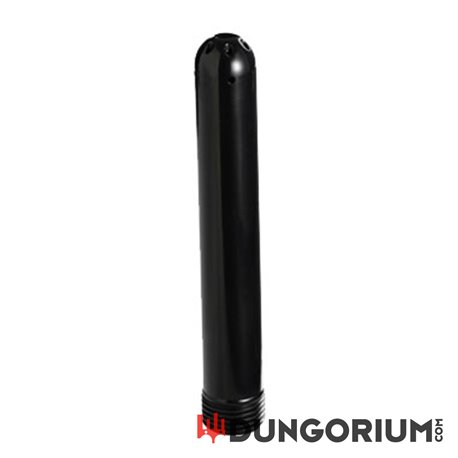 Anal Shower Head Nozzle - Plastic - Black-5707340000282