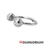Penisring 6 mm dick - Magnetisch mit 2 Kugeln 