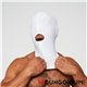 Mister B Weiße Lycra Maske - Openmouth 
