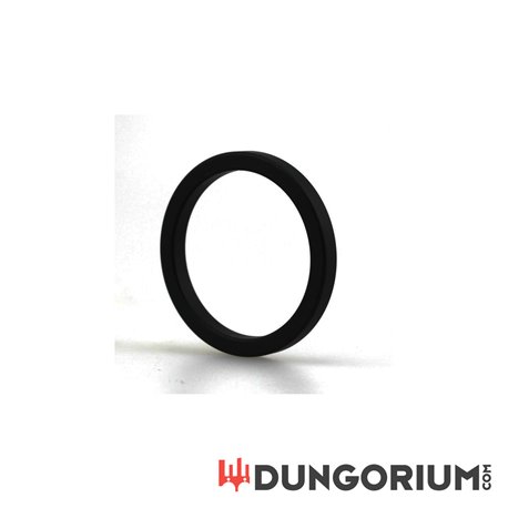 Schwarzer Aluminium Cockring in verschiedenen Größen 