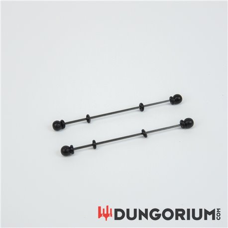 Thai Nipple Sticks ohne Gummiüberzug 2er Set