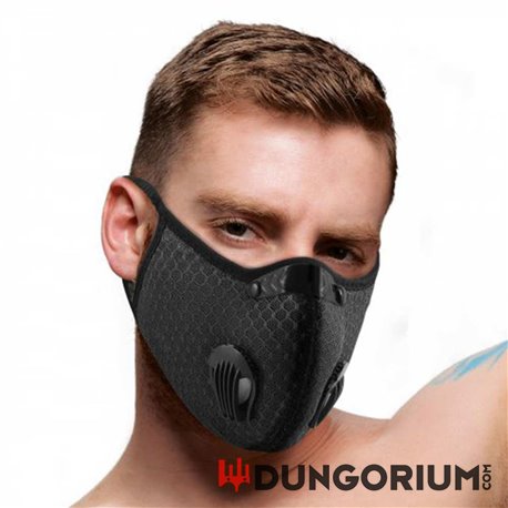 Gesichtsmaske mit Filter und Ventil 